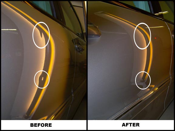 Mercedes Door Dents/ Paintless Dent Repair